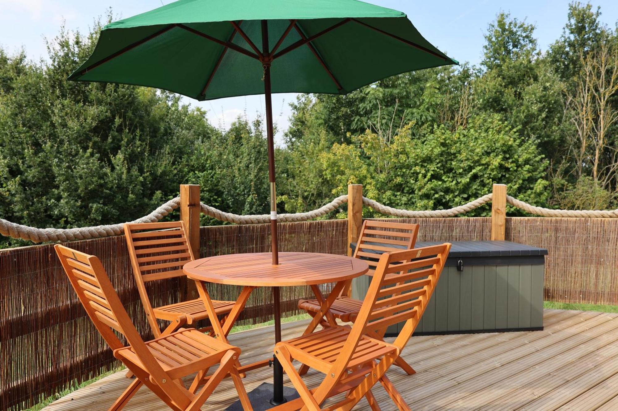 Appartamento Ammonite Glamping Pod & Hot Tub Hungerton Esterno foto