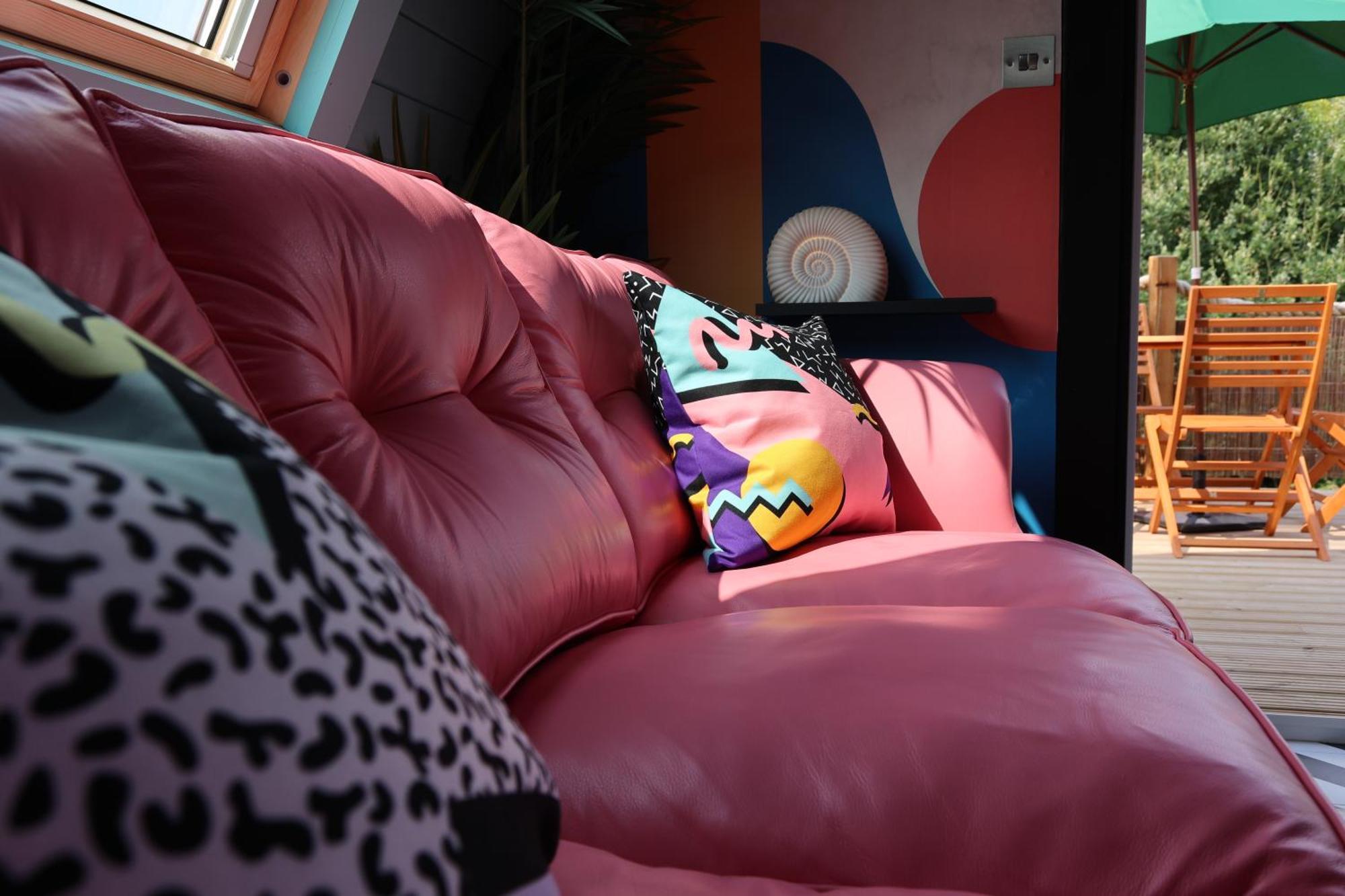 Appartamento Ammonite Glamping Pod & Hot Tub Hungerton Esterno foto