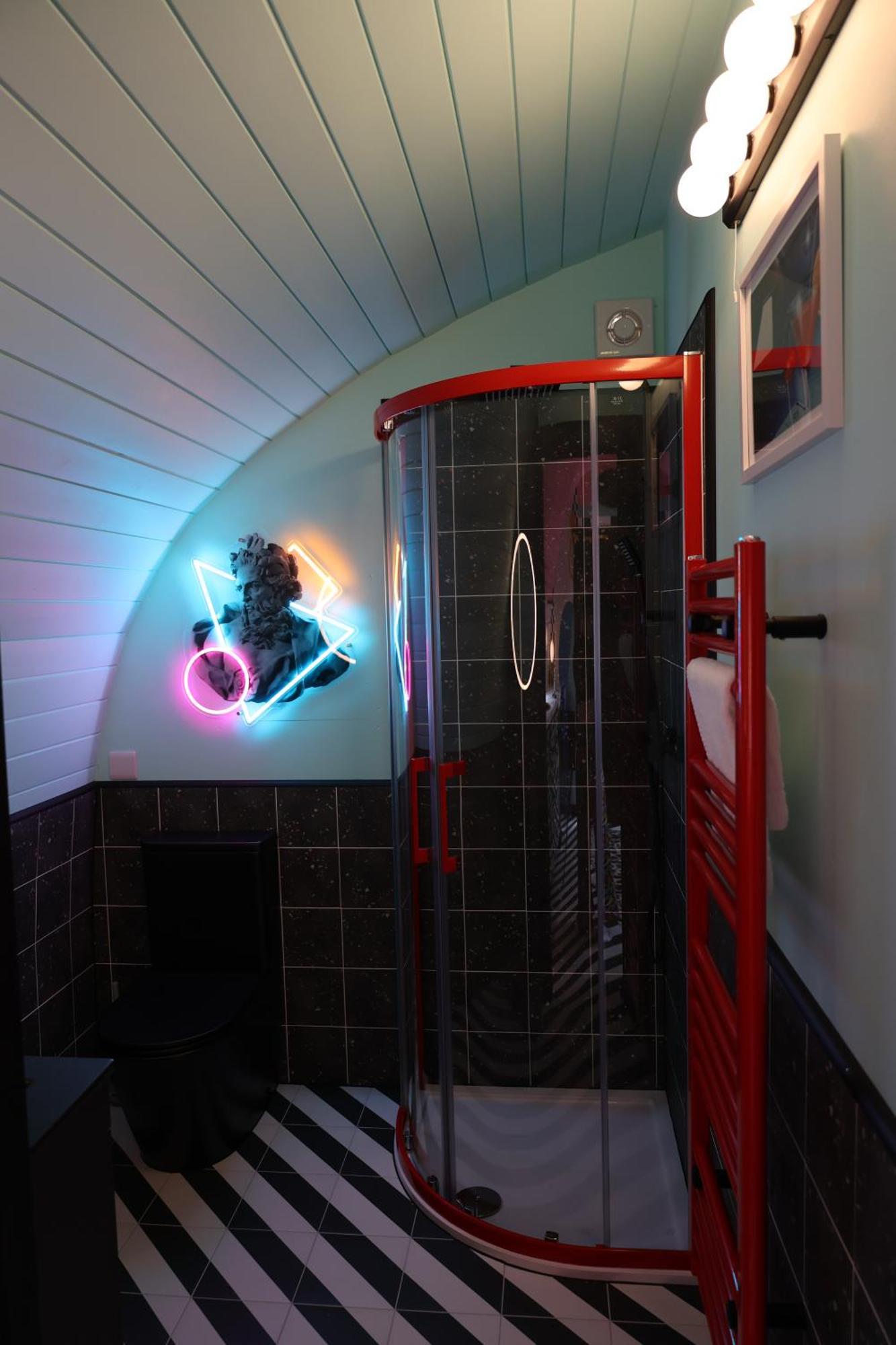 Appartamento Ammonite Glamping Pod & Hot Tub Hungerton Esterno foto