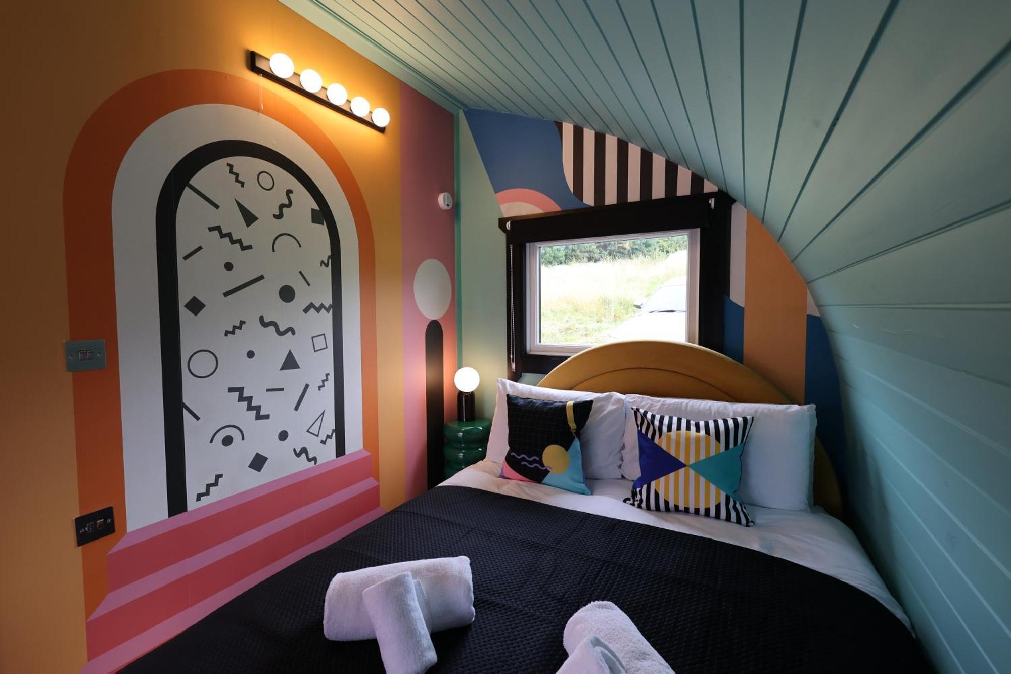Appartamento Ammonite Glamping Pod & Hot Tub Hungerton Esterno foto