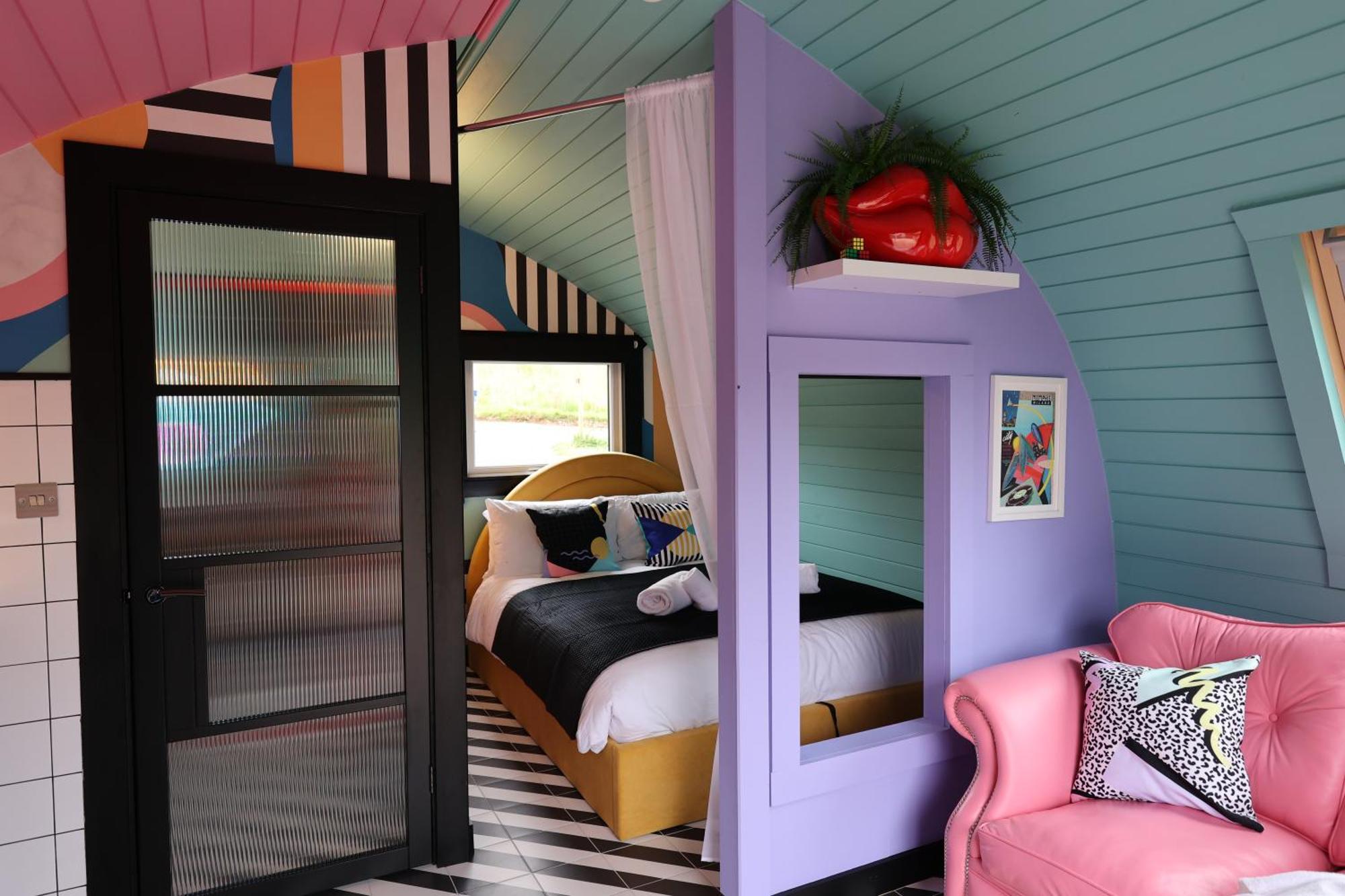 Appartamento Ammonite Glamping Pod & Hot Tub Hungerton Esterno foto