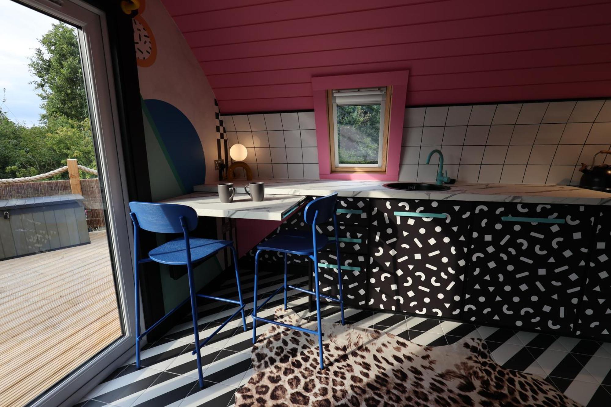 Appartamento Ammonite Glamping Pod & Hot Tub Hungerton Esterno foto