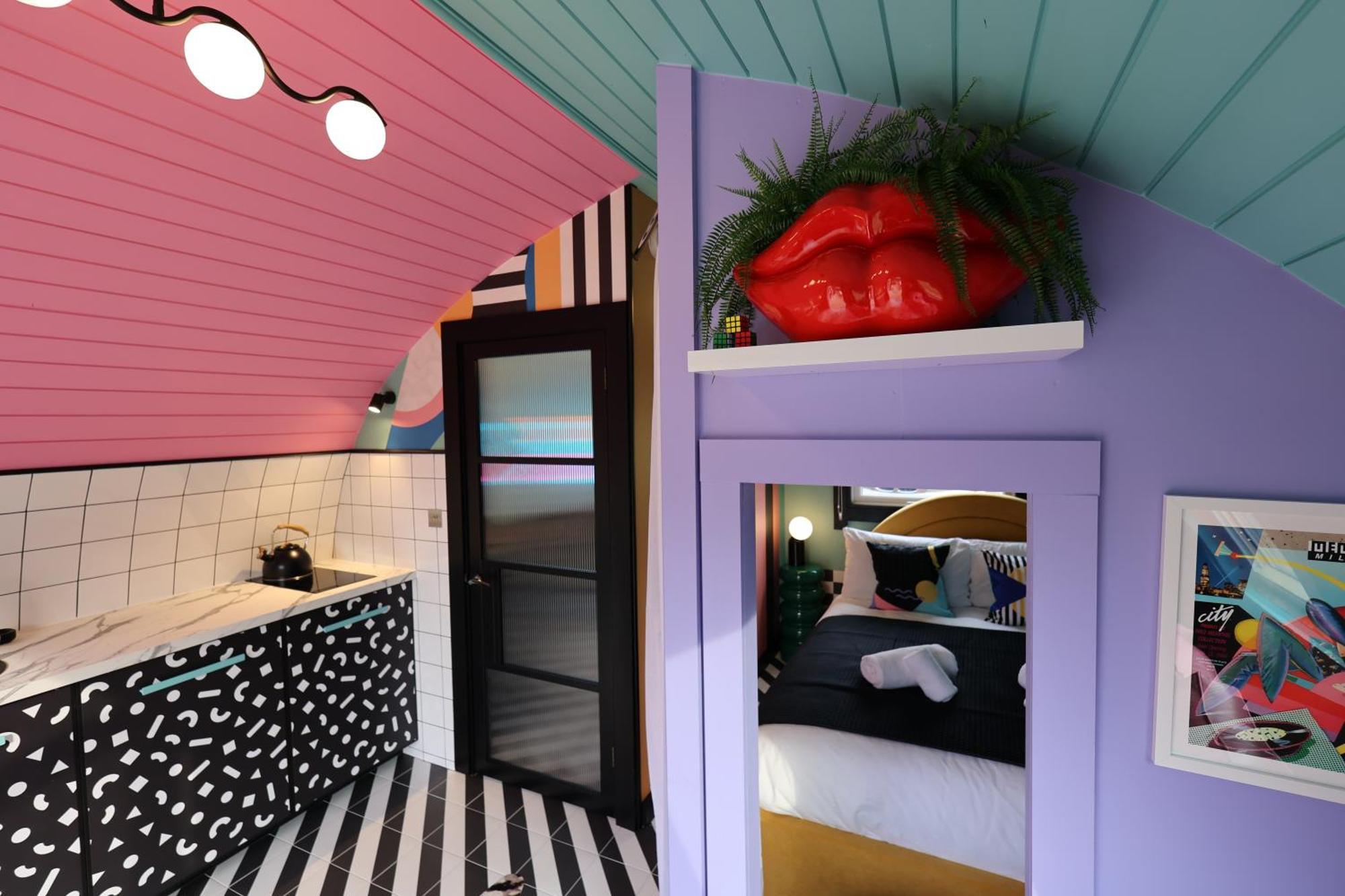 Appartamento Ammonite Glamping Pod & Hot Tub Hungerton Esterno foto